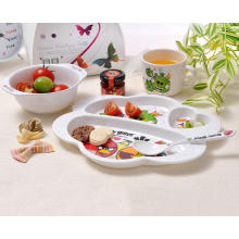 (BC-MK1017) Fashinable Design Reusable Melamine 4PCS Kids Cute Dinner Set